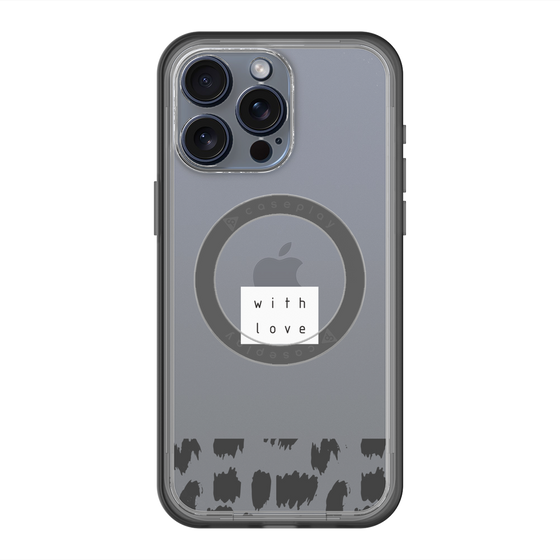 スリムプロテクションプレミアムケース with MagSafe［ artistic texture - 01 ］
