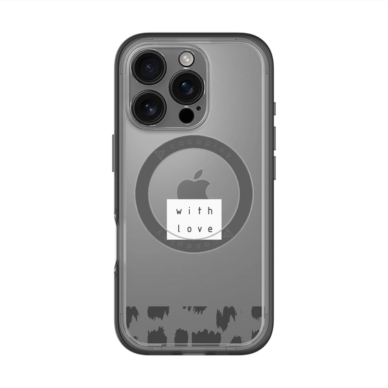 スリムプロテクションプレミアムケース with MagSafe［ artistic texture - 01 ］