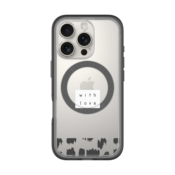 スリムプロテクションプレミアムケース with MagSafe［ artistic texture - 01 ］