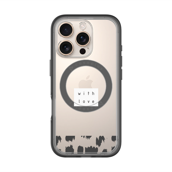 スリムプロテクションプレミアムケース with MagSafe［ artistic texture - 01 ］