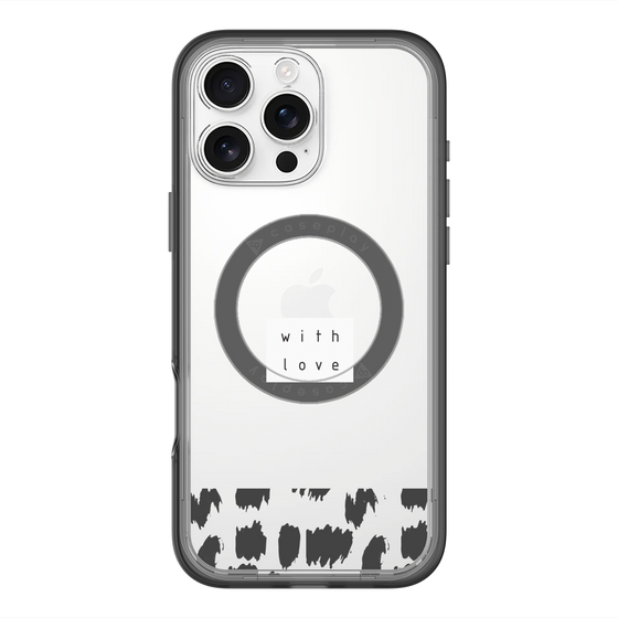 スリムプロテクションプレミアムケース with MagSafe［ artistic texture - 01 ］