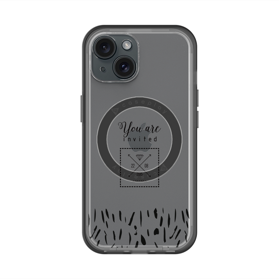 スリムプロテクションプレミアムケース with MagSafe［ artistic texture - 02 ］
