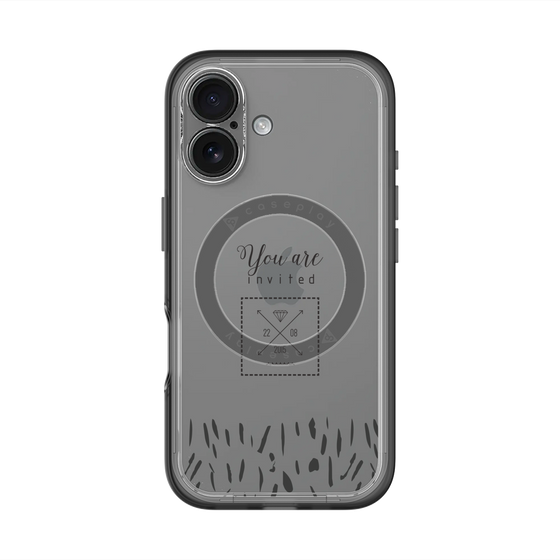 スリムプロテクションプレミアムケース with MagSafe［ artistic texture - 02 ］
