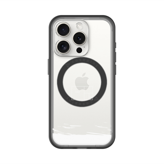 スリムプロテクションプレミアムケース with MagSafe［ artistic texture - 04 ］