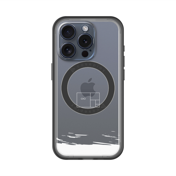 スリムプロテクションプレミアムケース with MagSafe［ artistic texture - 04 ］