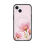 スリムプロテクションプレミアムケース with MagSafe［ Natural Flower - Pink ］