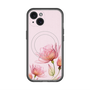 スリムプロテクションプレミアムケース with MagSafe［ Natural Flower - Pink ］