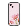 スリムプロテクションプレミアムケース with MagSafe［ Natural Flower - Pink ］