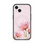 スリムプロテクションプレミアムケース with MagSafe［ Natural Flower - Pink ］