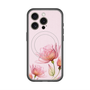 スリムプロテクションプレミアムケース with MagSafe［ Natural Flower - Pink ］