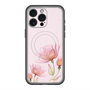 スリムプロテクションプレミアムケース with MagSafe［ Natural Flower - Pink ］