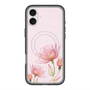 スリムプロテクションプレミアムケース with MagSafe［ Natural Flower - Pink ］