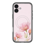 スリムプロテクションプレミアムケース with MagSafe［ Natural Flower - Pink ］