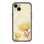 スリムプロテクションプレミアムケース with MagSafe［ Natural Flower - Yellow ］