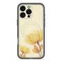 スリムプロテクションプレミアムケース with MagSafe［ Natural Flower - Yellow ］