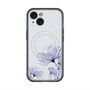 スリムプロテクションプレミアムケース with MagSafe［ Natural Flower - blue ］