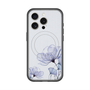 スリムプロテクションプレミアムケース with MagSafe［ Natural Flower - blue ］
