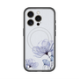 スリムプロテクションプレミアムケース with MagSafe［ Natural Flower - blue ］