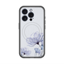スリムプロテクションプレミアムケース with MagSafe［ Natural Flower - blue ］