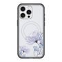 スリムプロテクションプレミアムケース with MagSafe［ Natural Flower - blue ］