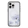 スリムプロテクションプレミアムケース with MagSafe［ Natural Flower - blue ］