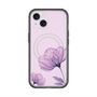 スリムプロテクションプレミアムケース with MagSafe［ Natural Flower - Purple ］