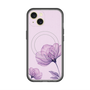 スリムプロテクションプレミアムケース with MagSafe［ Natural Flower - Purple ］