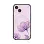 スリムプロテクションプレミアムケース with MagSafe［ Natural Flower - Purple ］