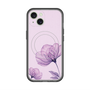 スリムプロテクションプレミアムケース with MagSafe［ Natural Flower - Purple ］