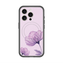 スリムプロテクションプレミアムケース with MagSafe［ Natural Flower - Purple ］