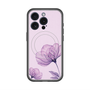 スリムプロテクションプレミアムケース with MagSafe［ Natural Flower - Purple ］