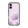 スリムプロテクションプレミアムケース with MagSafe［ Natural Flower - Purple ］