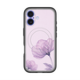 スリムプロテクションプレミアムケース with MagSafe［ Natural Flower - Purple ］