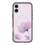 スリムプロテクションプレミアムケース with MagSafe［ Natural Flower - Purple ］