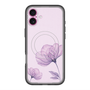 スリムプロテクションプレミアムケース with MagSafe［ Natural Flower - Purple ］