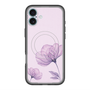 スリムプロテクションプレミアムケース with MagSafe［ Natural Flower - Purple ］