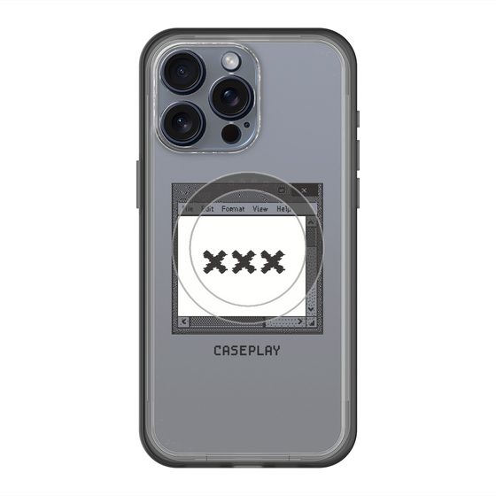 スリムプロテクションプレミアムケース with MagSafe［ ××× ］