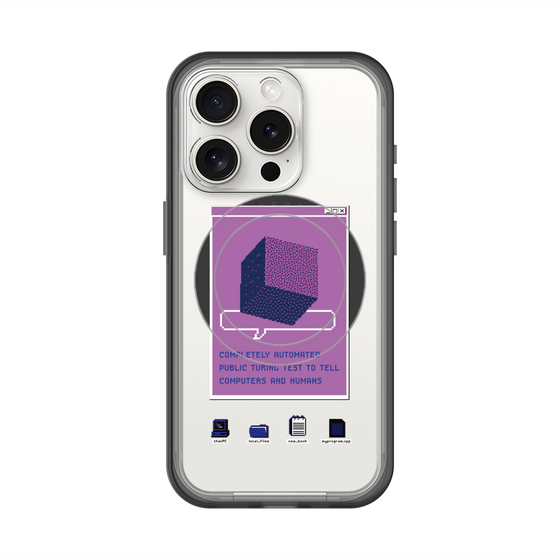 スリムプロテクションプレミアムケース with MagSafe［ Cube ］