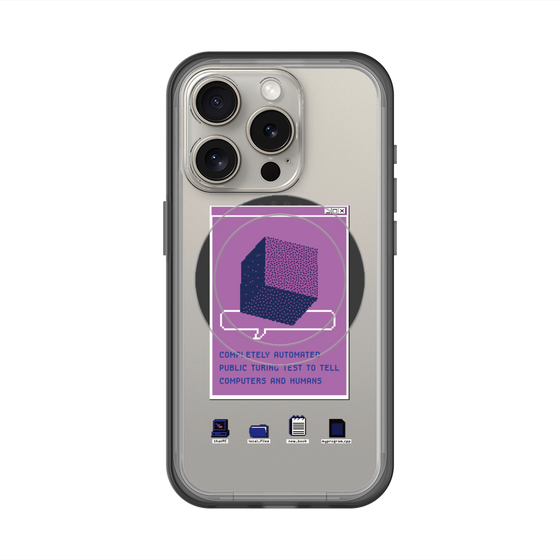 スリムプロテクションプレミアムケース with MagSafe［ Cube ］