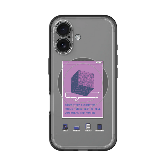 スリムプロテクションプレミアムケース with MagSafe［ Cube ］