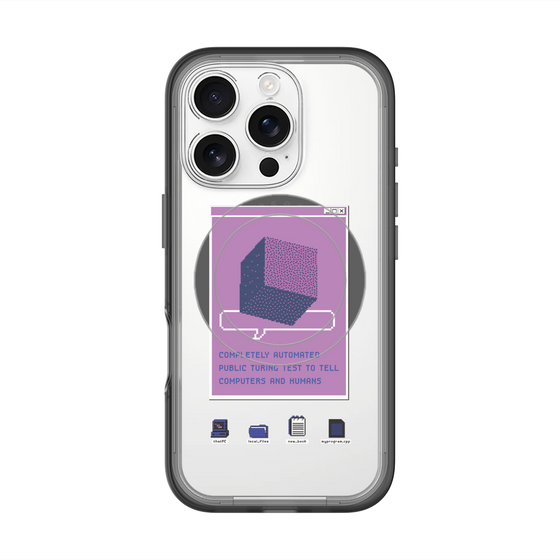 スリムプロテクションプレミアムケース with MagSafe［ Cube ］