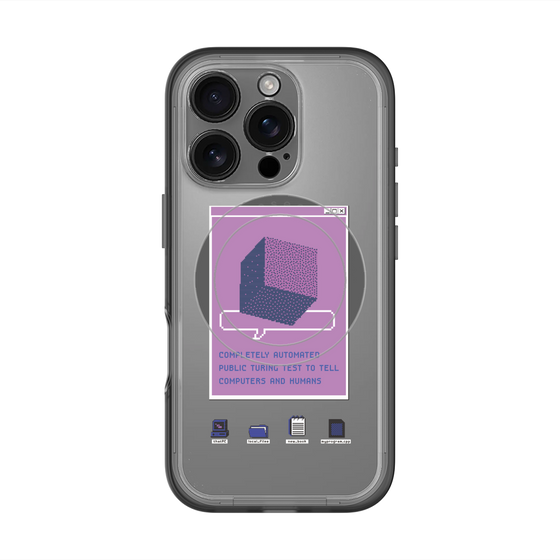 スリムプロテクションプレミアムケース with MagSafe［ Cube ］
