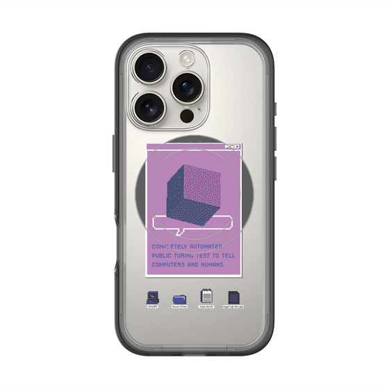 スリムプロテクションプレミアムケース with MagSafe［ Cube ］