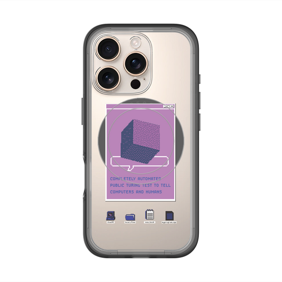 スリムプロテクションプレミアムケース with MagSafe［ Cube ］