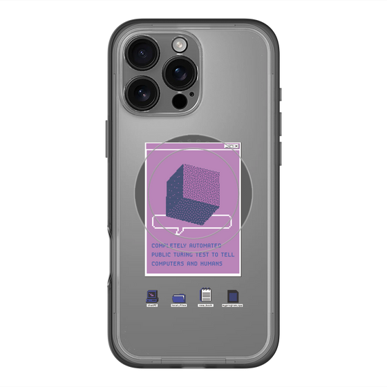 スリムプロテクションプレミアムケース with MagSafe［ Cube ］