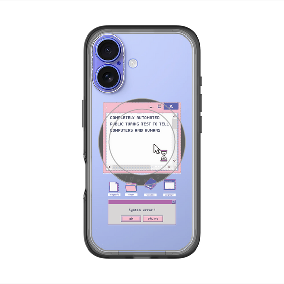 スリムプロテクションプレミアムケース with MagSafe［ System error! ］
