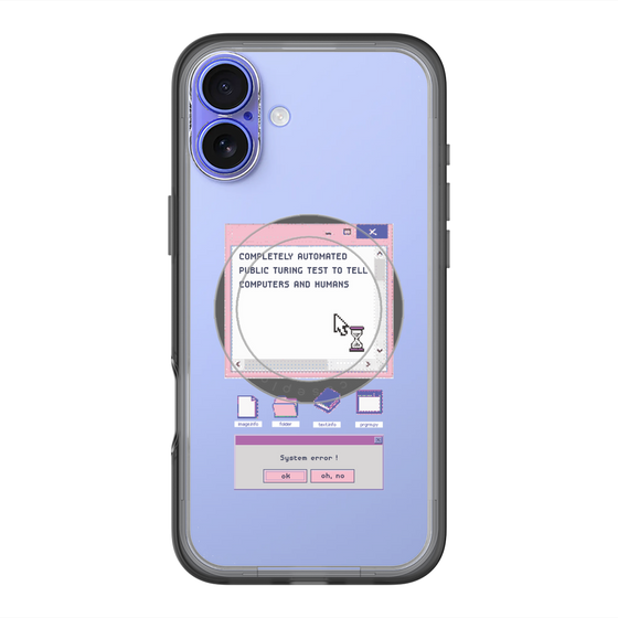 スリムプロテクションプレミアムケース with MagSafe［ System error! ］