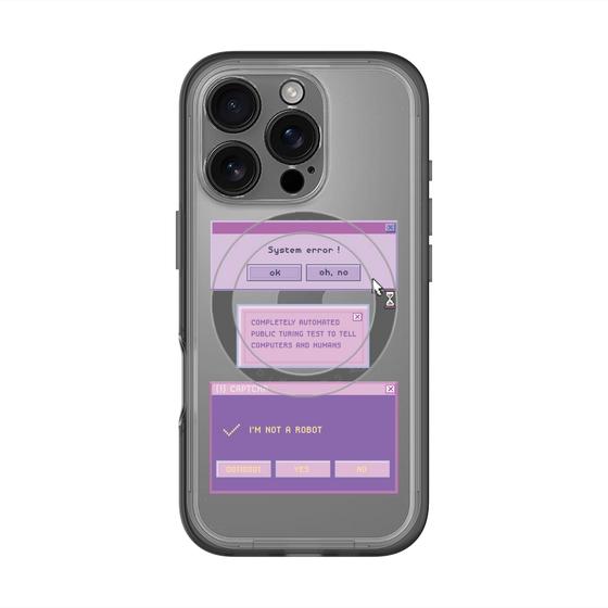 スリムプロテクションプレミアムケース with MagSafe［ I'm NOT A ROBBOT! ］