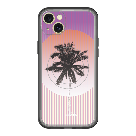 スリムプロテクションプレミアムケース with MagSafe［ Palm Tree ］