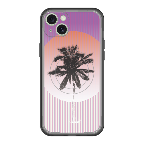 スリムプロテクションプレミアムケース with MagSafe［ Palm Tree ］